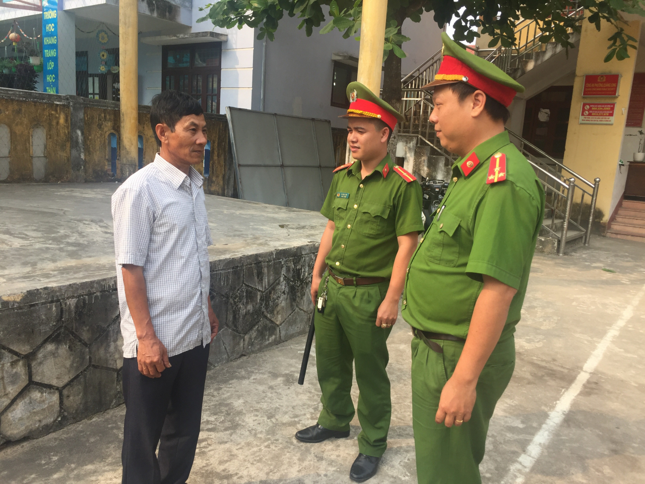 Công an phường Quảng Long đảm bảo tốt ANTT trên địa bàn