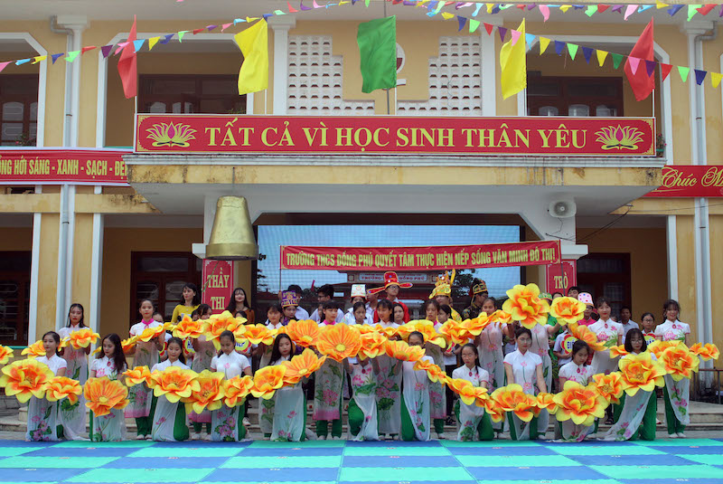 Học sinh TP. Đồng Hới hưởng ứng Tháng văn minh đô thị 2019