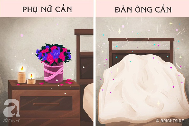 Khác biệt một trời một vực về mong muốn của đàn ông và phụ nữ - nếu không được đáp ứng sẽ có nguy cơ tan vỡ Khác biệt một trời một vực về mong muốn của đàn ông và phụ nữ - nếu không được đáp ứng sẽ có nguy cơ tan vỡ