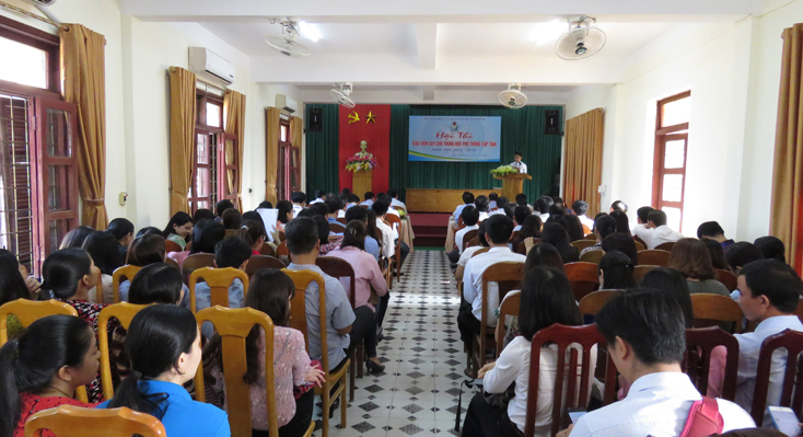 Khai mạc hội thi giáo viên dạy giỏi THPT cấp tỉnh năm 2019