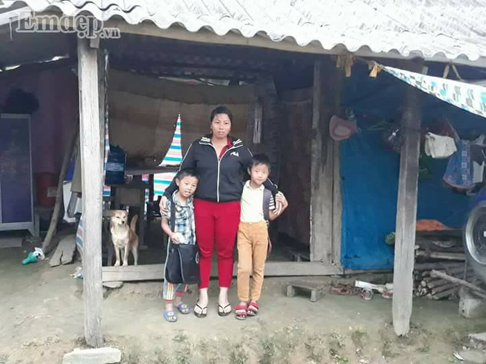 Thảm cảnh người mẹ đơn thân nuôi hai con thơ dại trong bệnh tật, đói nghèo
