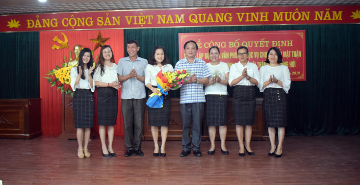 TP. Đồng Hới: Thành lập bộ phận Văn phòng phục vụ chung Khối Mặt trận và các đoàn thể chính trị-xã...