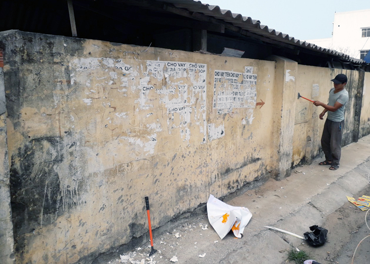 Vẽ tranh cổ động xây dựng mỹ quan đô thị