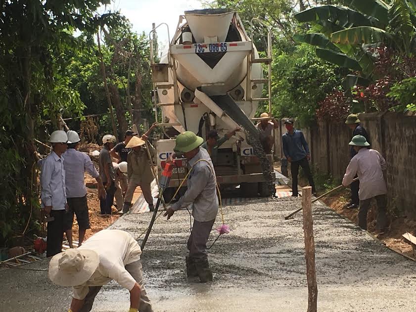 Xã Quảng Phương: Nỗ lực cán đích nông thôn mới
