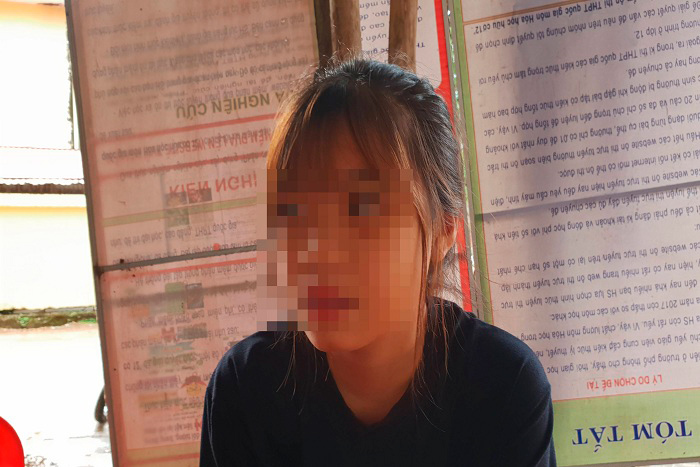 Bảo vệ bạn, nữ sinh Lệ Thủy bị đánh gần 1 tiếng đồng hồ