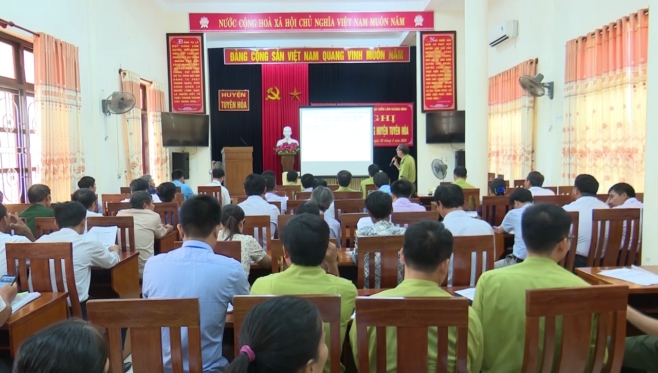Hội nghị quản lý, bảo vệ rừng đặc dụng tại huyện Tuyên Hóa