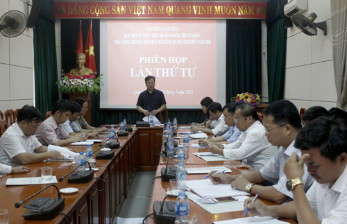 Họp Ban Chỉ đạo Đề án số hóa truyền dẫn, phát sóng truyền hình mặt đất đến năm 2020 Họp Ban Chỉ đạo Đề án số hóa truyền dẫn, phát sóng truyền hình mặt đất đến năm 2020