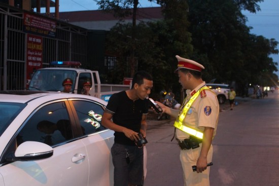 Kết quả sau 2 tuần thực hiện cao điểm TTKS xử lý vi phạm về nồng độ cồn
