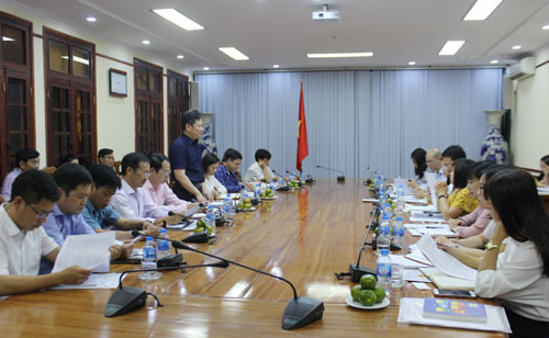 Làm việc với đoàn công tác của Bộ Tư pháp về công tác pháp chế Làm việc với đoàn công tác của Bộ Tư pháp về công tác pháp chế