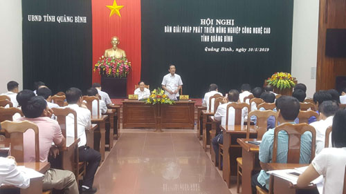Phấn đấu đưa Quảng Bình trở thành địa phương có nền nông nghiệp công nghệ cao