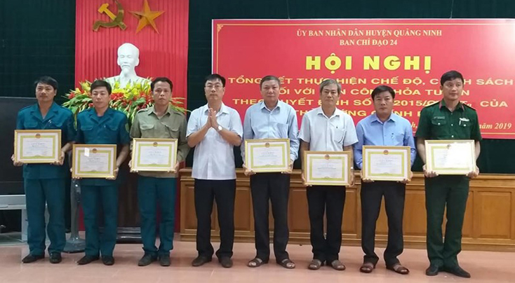 Quảng Ninh: 3.795 dân công hỏa tuyến được trợ cấp 1 lần