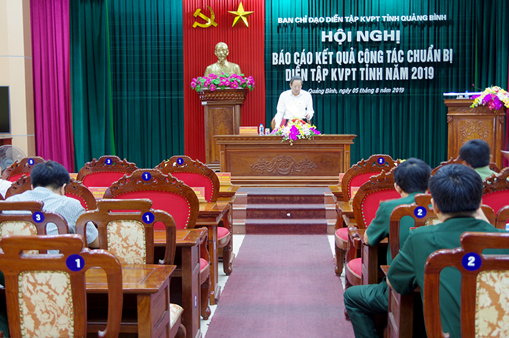 Diễn tập khu vực phòng thủ tỉnh Quảng Bình: Bảo đảm đúng ý định, đạt mục đích, yêu cầu đề ra