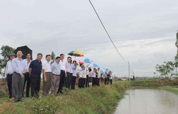 Đoàn đại biểu Nhân dân Cách mạng Lào thăm mô hình nông thôn mới tại xã Lương Ninh Đoàn đại biểu Nhân dân Cách mạng Lào thăm mô hình nông thôn mới tại xã Lương Ninh