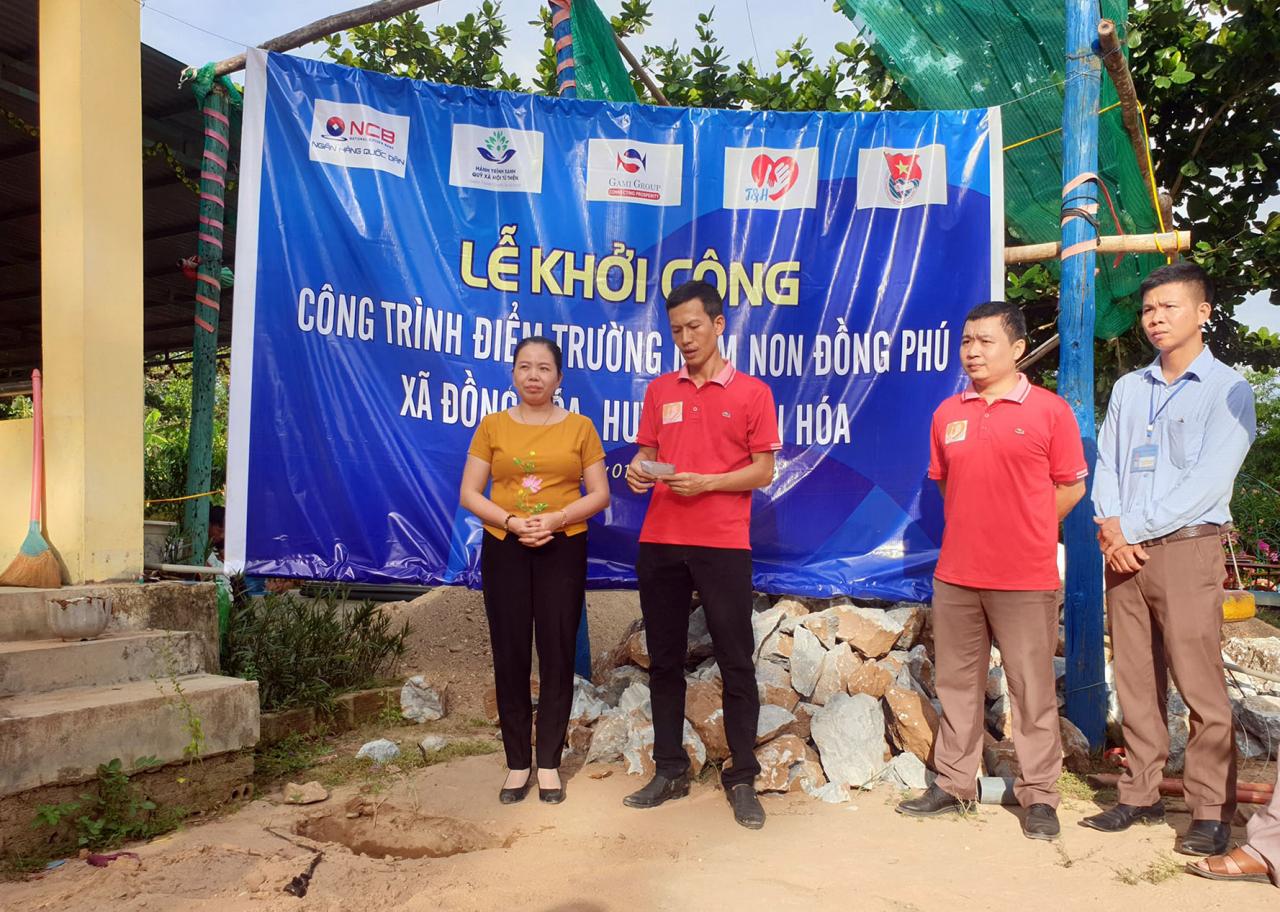 Khởi công công trình cải tạo điểm trường mầm non Đồng Phú