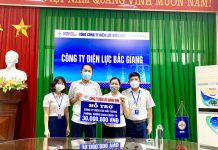 Công ty Điện lực Quảng Bình: Hỗ trợ Công ty Điện lực Bắc Giang 30 triệu đồng để phòng, chống dịch Covid-19