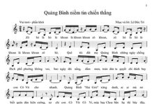 “Quảng Bình niềm tin chiến thắng”