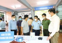 Kiểm tra công tác phòng chống dịch tại một số địa điểm du lịch.