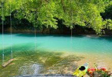 Khu cắm trại Blue Diamond tại Khe Gát, xã Xuân Trạch, huyện Bố Trạch.