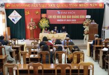Đại hội Chi hội Nhà báo Báo Quảng Bình nhiệm kỳ 2022-2025 Toàn cảnh đại hội.