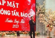 TP. Đồng Hới: Gặp mặt các cơ quan thông tấn báo chí Đồng chí Bí thư Thành ủy Đồng Hới phát biểu tại buổi gặp mặt.