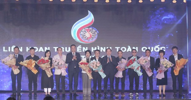 Lễ khai mạc Liên hoan Truyền hình toàn quốc lần thứ 41.(Ảnh: VTV)