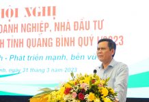 - Đồng chí Chủ tịch UBND tỉnh Trần Thắng phát biểu chỉ đạo tại hội nghị.