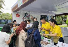 Du khách tham quan gian hàng của du lịch Quảng Bình. 