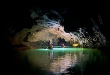 Khám phá các hang động mới được phát hiện tại huyện Tuyên Hóa. (Ảnh: BCRA)