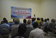 Quang cảnh khai mạc trại sáng tác