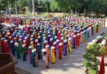 Hơn 500 hội viên phụ nữ diễu hành “Áo dài trên quê hương di sản” Chương trình có sự tham gia của hơn 500 cán bộ, hội viên hội phụ nữ các địa phương trên địa bàn huyện Bố Trạch