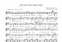 Ca khúc “Về chợ tình Minh Hóa” : Ca khúc: