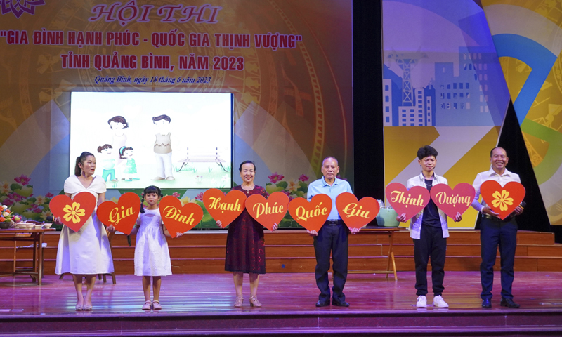 Việc tổ chức các hội thi, buổi gặp mặt, giao lưu góp phần tạo sân chơi lành mạnh, bổ ích cho các gia đình.