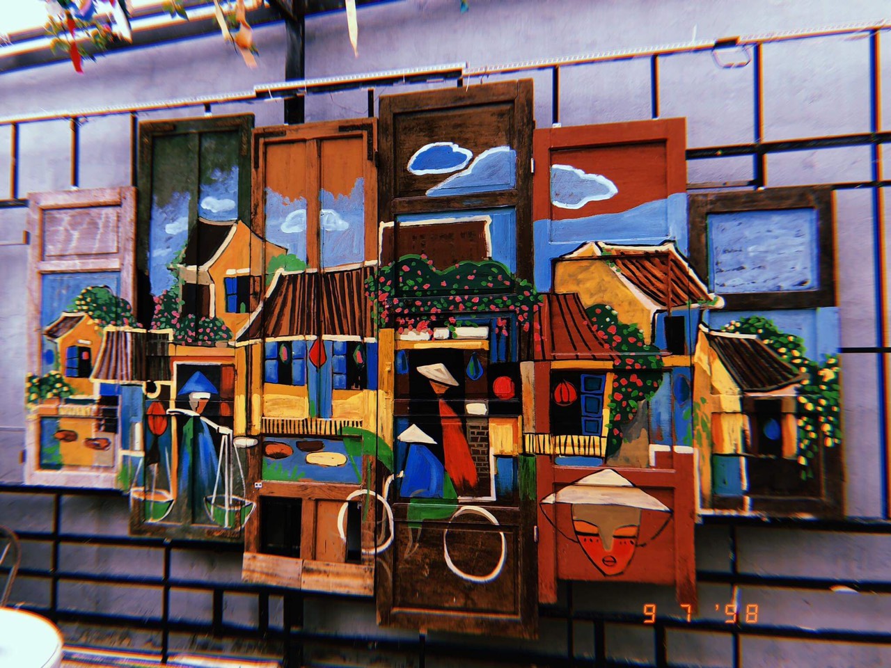  Tranh trang trí tại các không gian của họa sĩ Quảng Bình.