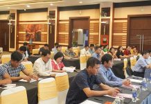 Các học viên tham dự lớp tập huấn