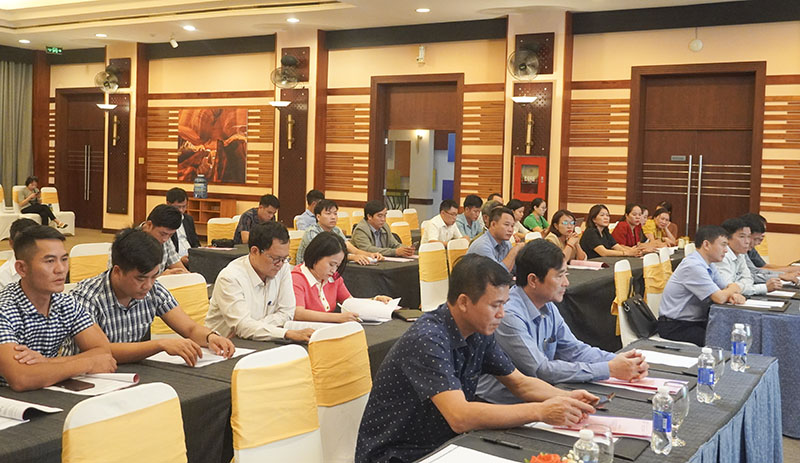 Các học viên tham dự lớp tập huấn