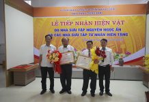 Bảo tàng Tổng hợp tỉnh: Tiếp nhận, trưng bày gần 400 tư liệu, hiện vật Nhà sưu tập Nguyễn Ngọc Ẩn và nhà sưu tập Nguyễn Tấn Ngọc nhận bằng khen của của Chủ tịch UBND tỉnh