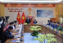 Liên hoan phim Việt Nam lần thứ 23 diễn ra tại Đà Lạt từ ngày 21-25/11 Quang cảnh buổi họp báo. Ảnh: baolamdong.vn