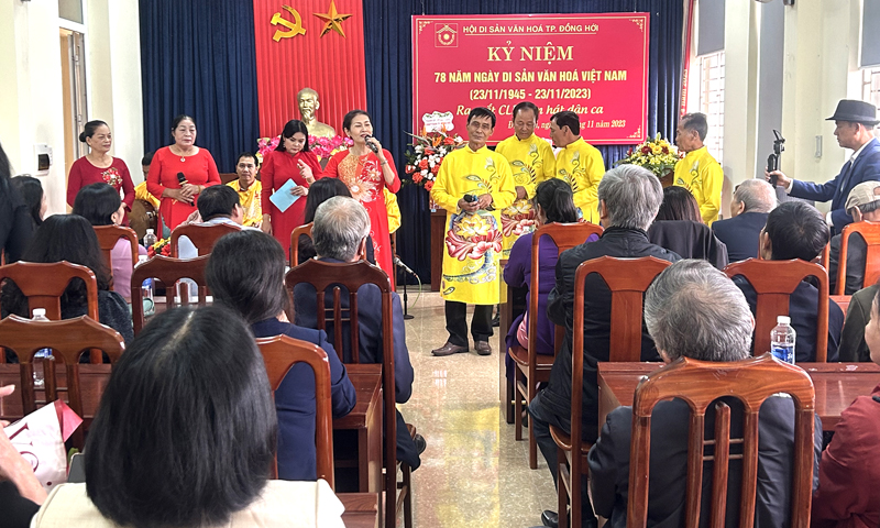 Hội DSVH TP. Đồng Hới nỗ lực bảo tồn các di sản văn hóa thông qua nhiều hoạt động ý nghĩa, hiệu quả.