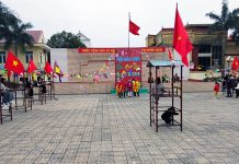 Hội bài chòi được tổ chức thường niên từ ngày mồng 1-3 Tết tại Trung tâm Văn hóa-Thể thao huyện Quảng Ninh.