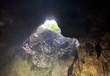 Các hang động mới phát hiện. (Ảnh do Đoàn thám hiểm hang động cung cấp)