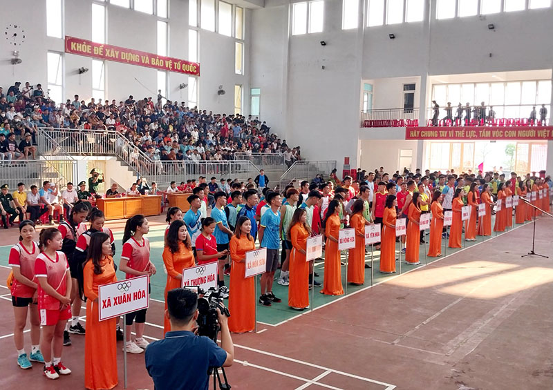 Lễ khai mạc Tuần lễ Văn hóa-Thể thao-Du lịch và Hội rằm tháng Ba Minh Hóa năm 2024.