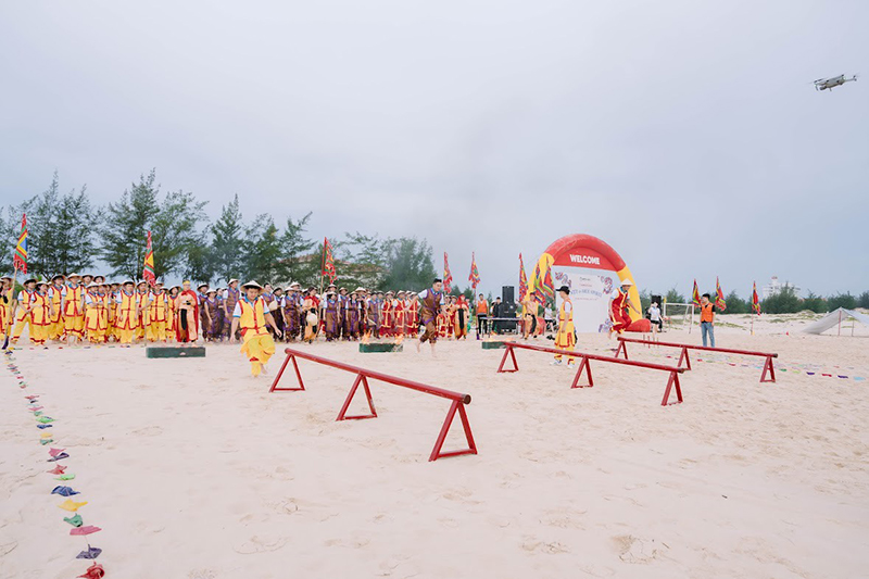 “Hào khí Đông A”-chương trình team building tái hiện lại lịch sử dân tộc.