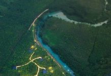 Bền bỉ truyền thông điệp chuyển đổi xanh Khu du lịch Blue Diamond Camp được xây dựng theo mô hình du lịch xanh, bền vững để phấn đấu đạt phát thải ròng bằng 0 (Net Zero). Ảnh: Oxalis