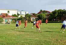 Hội thi văn nghệ, thể thao ngành Lao động-Thương binh và Xã hội Các đội thi đấu ở nội dung bóng đá nam.