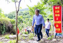 Chỉnh trang đường “thiên lý Bắc-Nam”, phát huy giá trị văn hóa-lịch sử của di tích Đền Thánh Mẫu Liễu Hạnh Đồng chí Bí thư Tỉnh ủy Vũ Đại Thắng và đoàn công tác kiểm tra thực địa tuyến đường