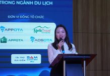 Đại diện lãnh đạo Sở Du lịch phát biểu tại hội thảo.