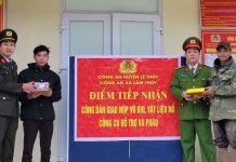 Bảo đảm tuyệt đối an ninh, an toàn dịp Tết Tăng cường công tác tuyên truyền, vận động người dân giao nộp vũ khí vật liệu nổ, công cụ hỗ trợ và pháo.