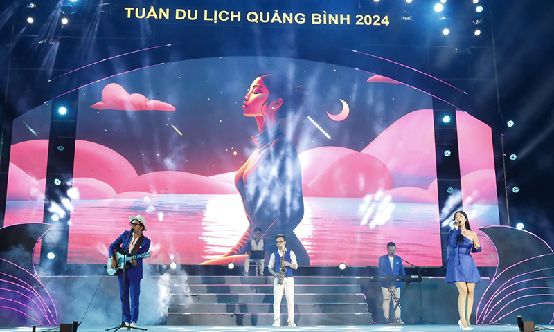 Chương trình nghệ thuật chào mừng Tuần Du lịch Quảng Bình 2024.