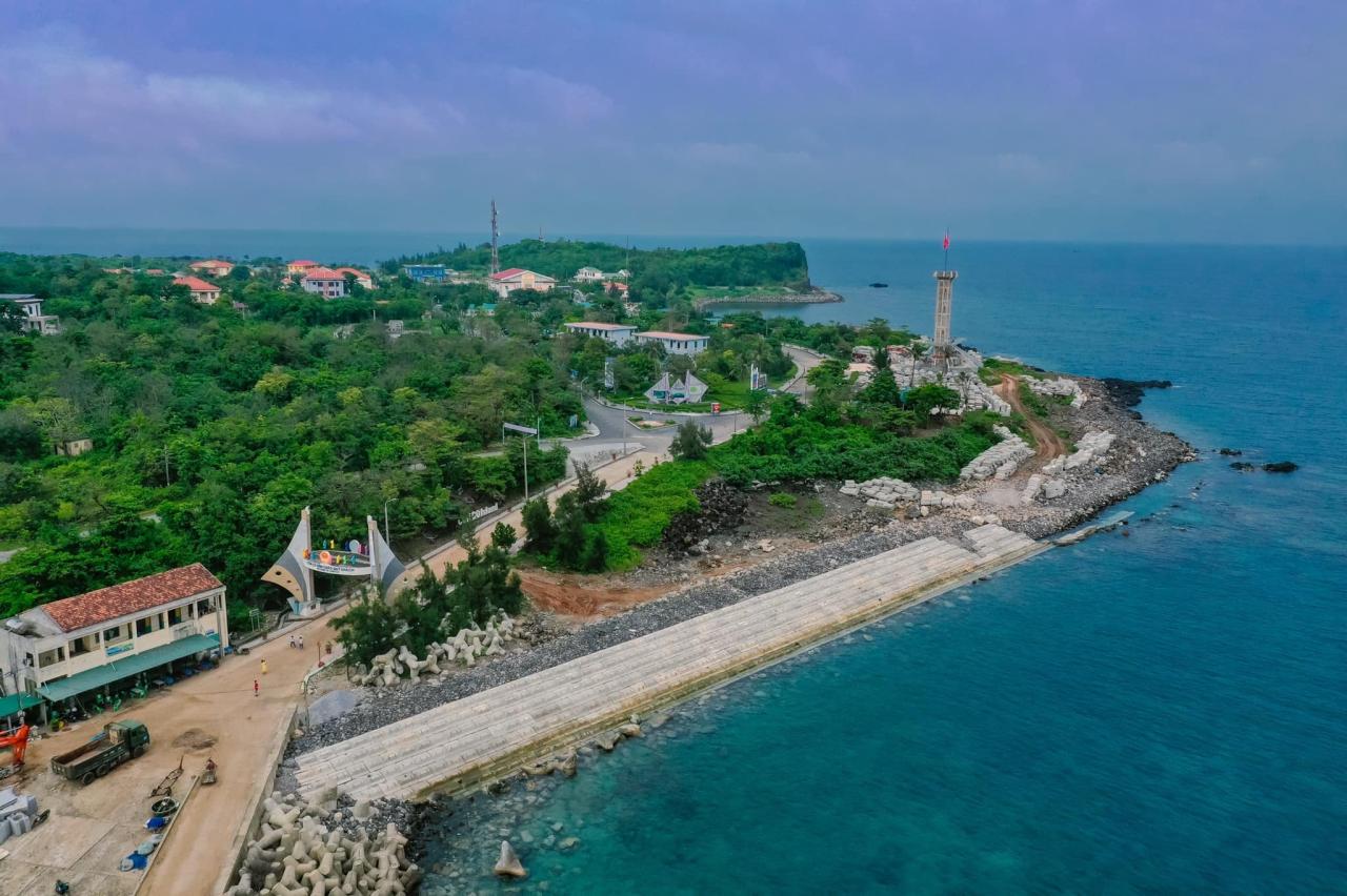 Một góc đảo Cồn Cỏ hôm nay - Ảnh: T.T