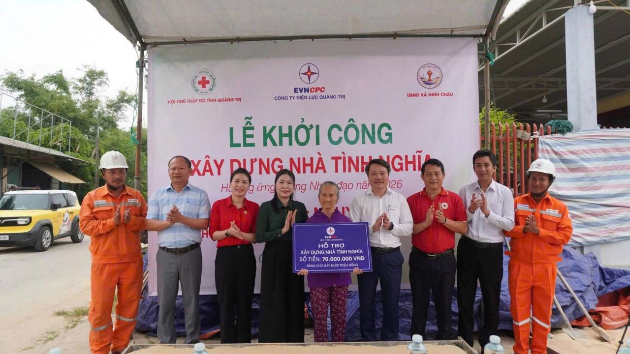 Nhiều ngôi nhà tình nghĩa được xây dựng trong Tháng Nhân đạo 2026 - Ảnh: Hội CTĐ Quảng Trị